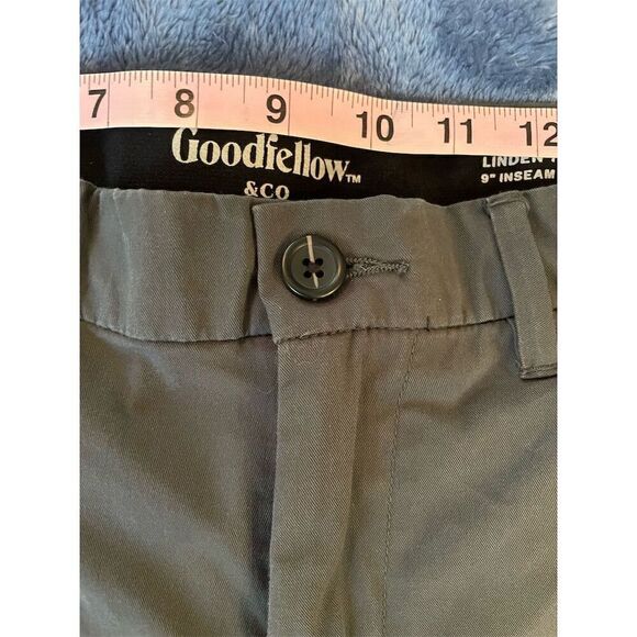 Goodfellow & Co Men's Gray Chino Shorts Size 36 Casual Wrinkle Resistant - Picture 3 of 11